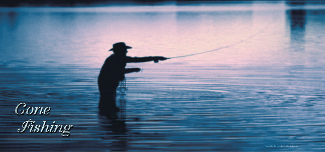 HP-AG-321-BL Gone Fishing Blue Fly